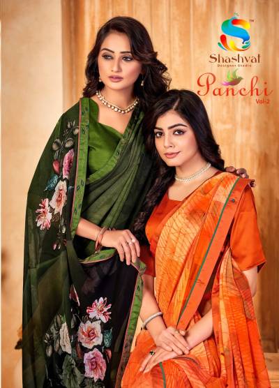 PANCHI VOL 02 BY SHASHVAT SILK SAREE MANUFACTURER IN INDIA